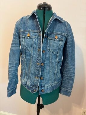 Madewell Denim Trucker Jacket Sz Med